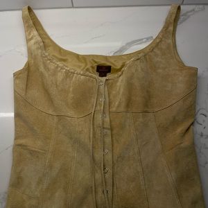Vintage Daniel Suede Corset Top